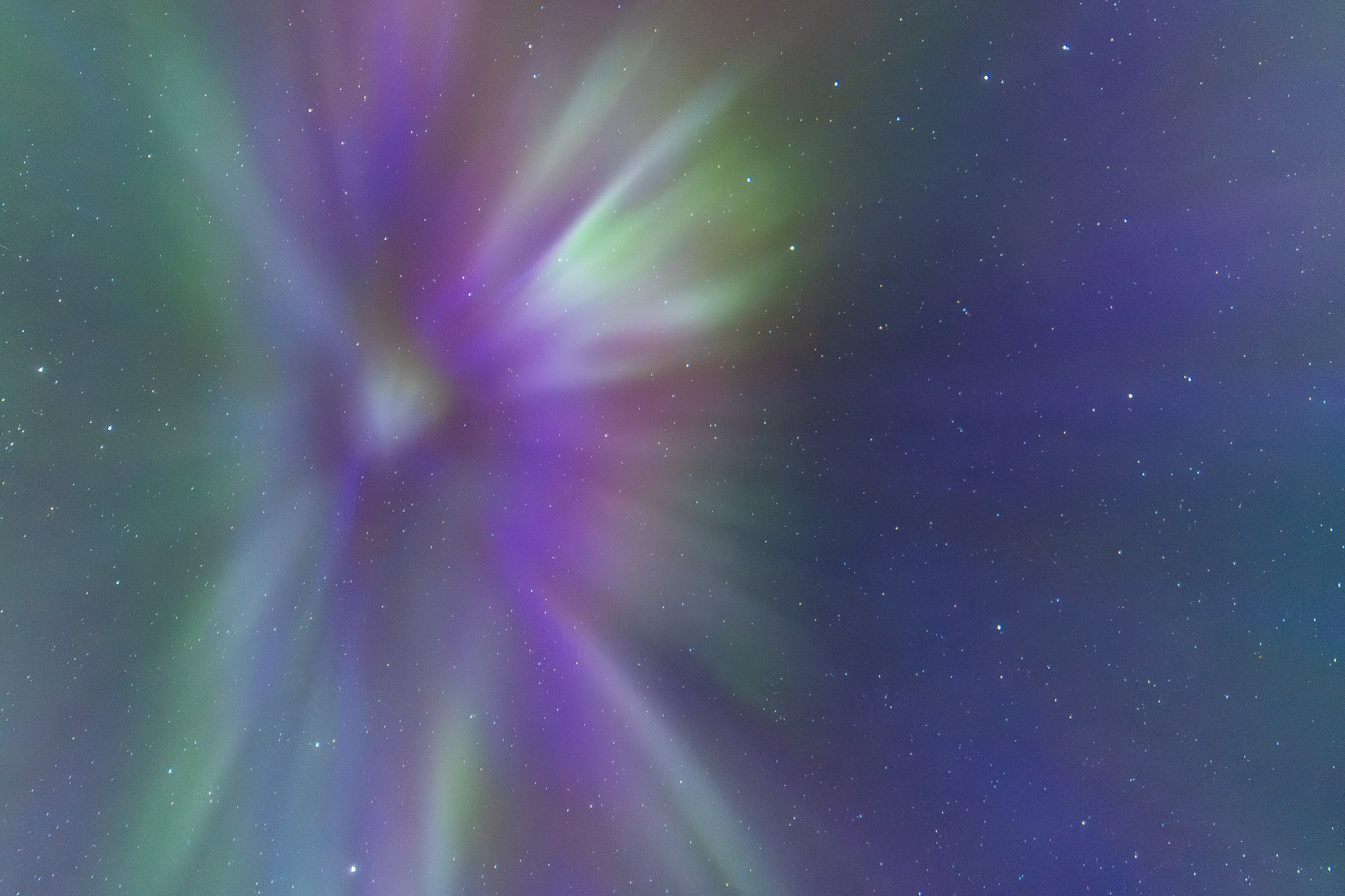 Aurora corona formation