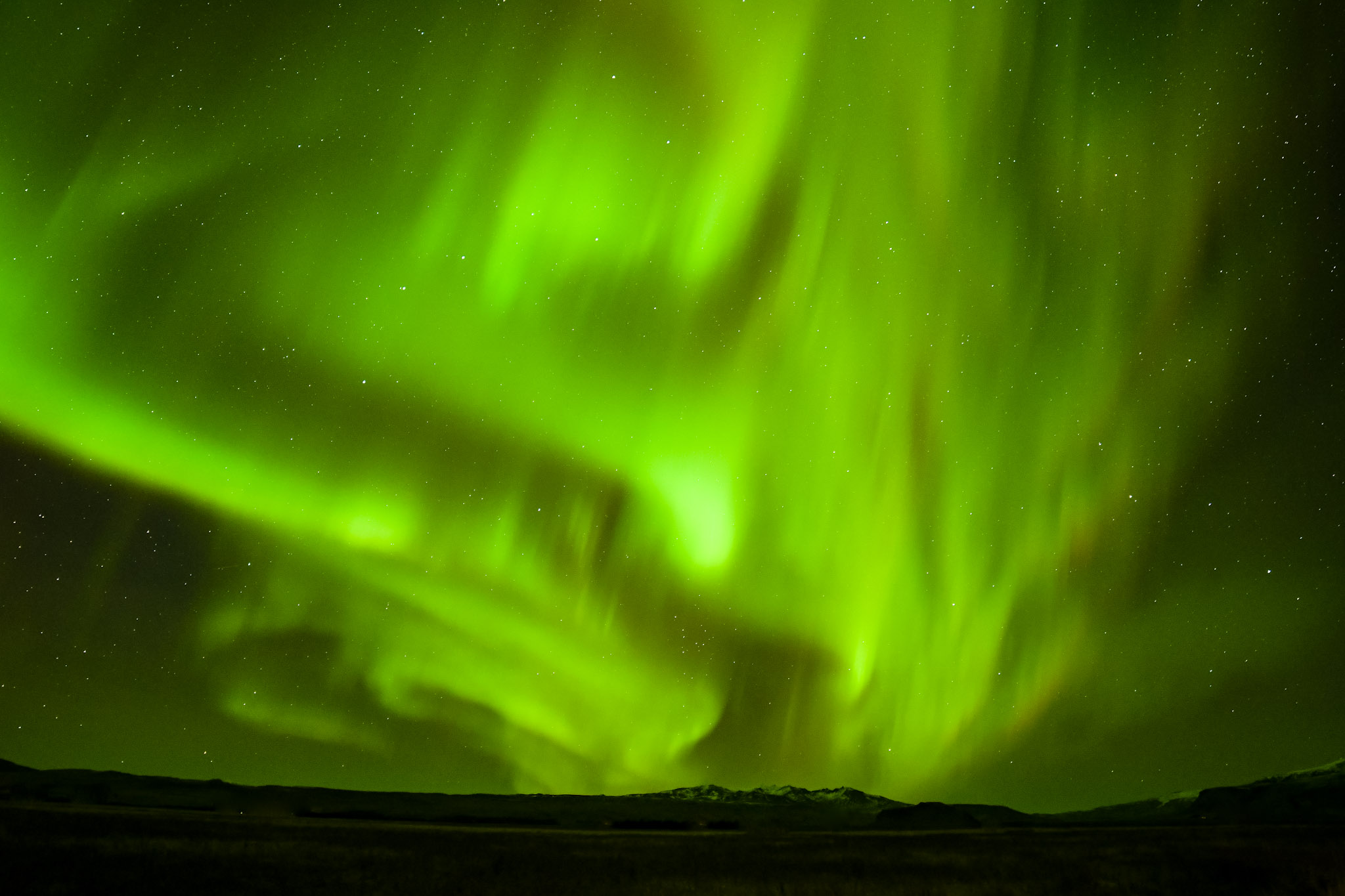 Aurora evolving veils