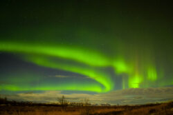 Evolving/Expanding aurora arc over plains 21 dsc 9965